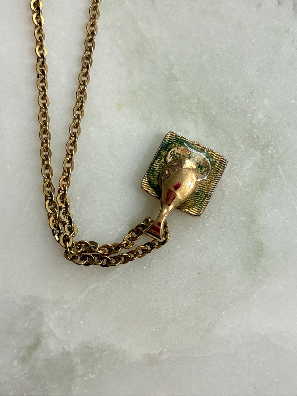 Vintage Givenchy Earring Charm Necklace Repurposed - Picture 3 of 6